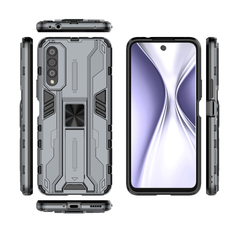 For Honor X20 SE Supersonic PC + TPU Shock-proof Protective Case with Holder