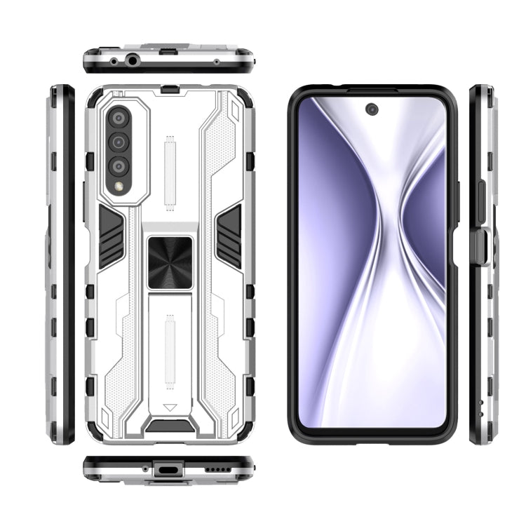 For Honor X20 SE Supersonic PC + TPU Shock-proof Protective Case with Holder