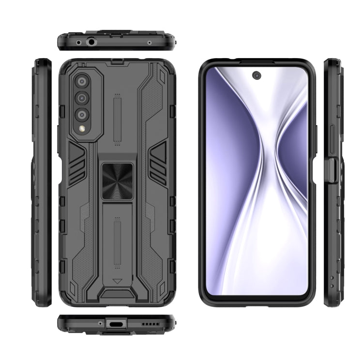 For Honor X20 SE Supersonic PC + TPU Shock-proof Protective Case with Holder