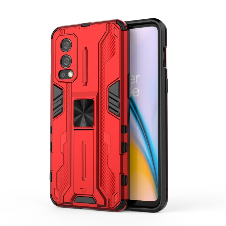 For OnePlus Nord 2 5G Supersonic PC + TPU Shock-proof Protective Case with Holder