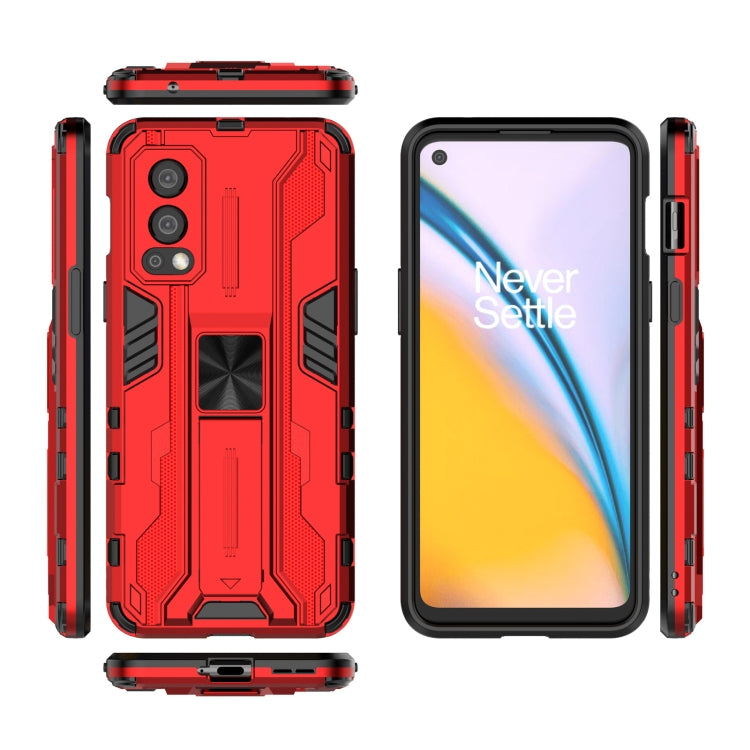 For OnePlus Nord 2 5G Supersonic PC + TPU Shock-proof Protective Case with Holder