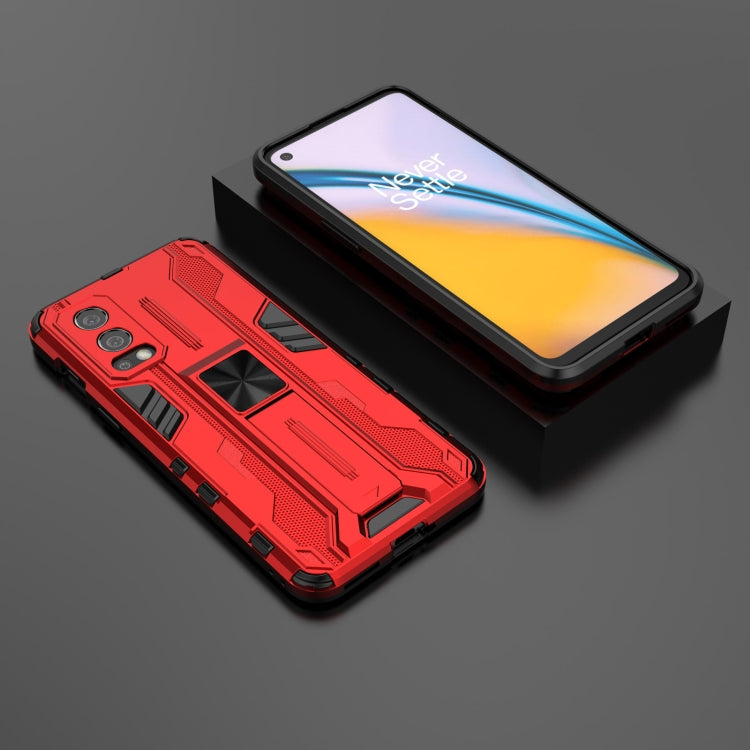 For OnePlus Nord 2 5G Supersonic PC + TPU Shock-proof Protective Case with Holder