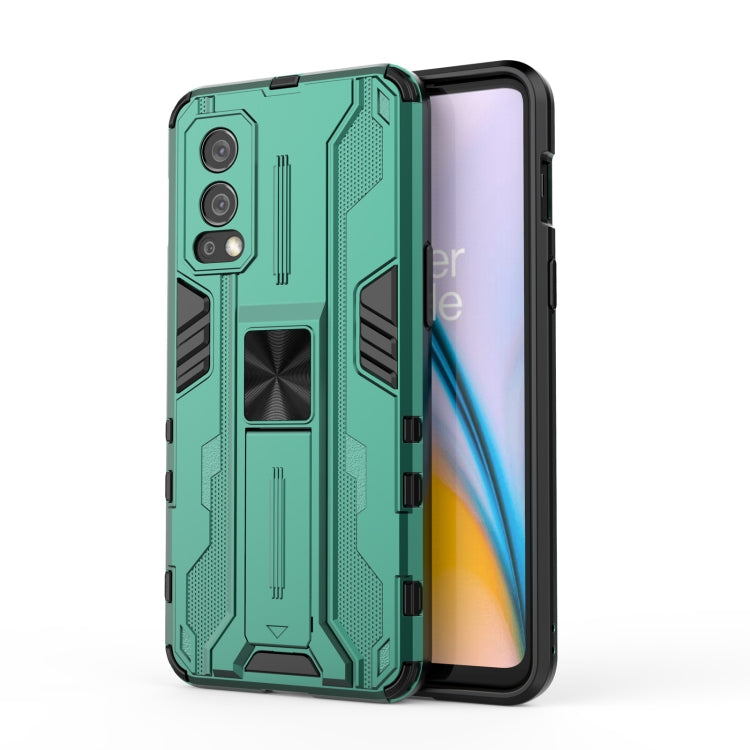 For OnePlus Nord 2 5G Supersonic PC + TPU Shock-proof Protective Case with Holder
