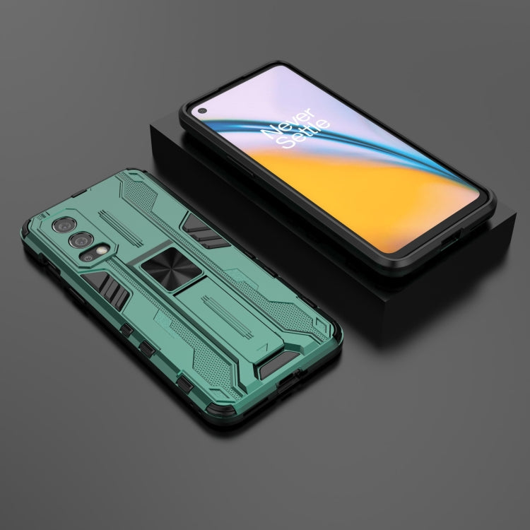 For OnePlus Nord 2 5G Supersonic PC + TPU Shock-proof Protective Case with Holder