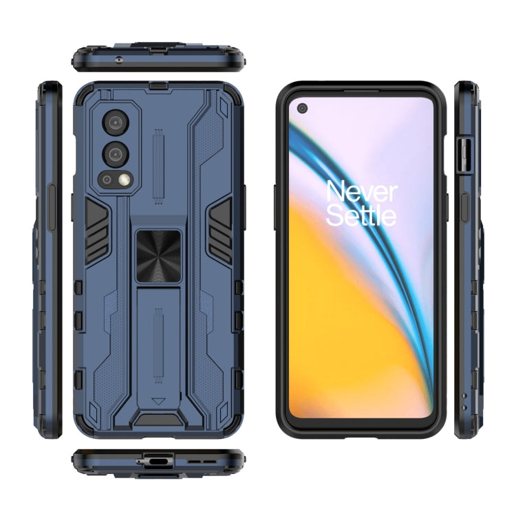 For OnePlus Nord 2 5G Supersonic PC + TPU Shock-proof Protective Case with Holder
