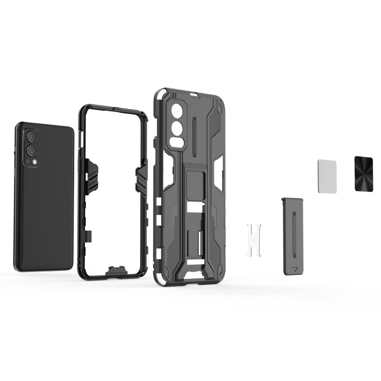For OnePlus Nord 2 5G Supersonic PC + TPU Shock-proof Protective Case with Holder