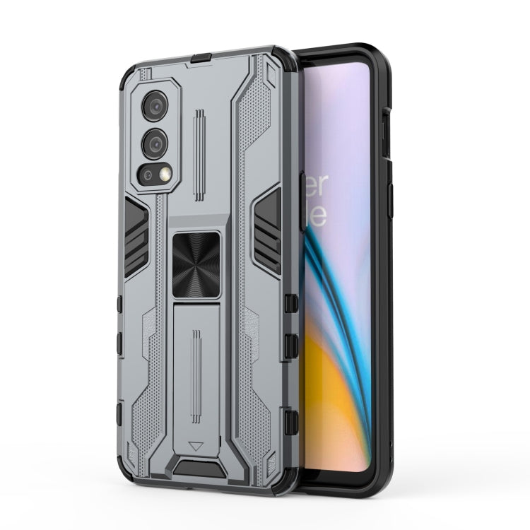 For OnePlus Nord 2 5G Supersonic PC + TPU Shock-proof Protective Case with Holder