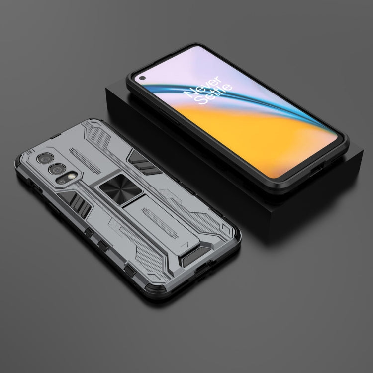 For OnePlus Nord 2 5G Supersonic PC + TPU Shock-proof Protective Case with Holder