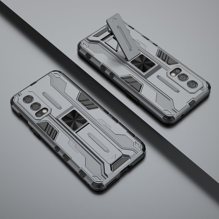 For OnePlus Nord 2 5G Supersonic PC + TPU Shock-proof Protective Case with Holder