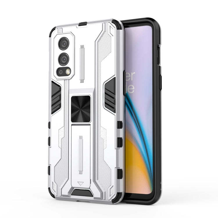 For OnePlus Nord 2 5G Supersonic PC + TPU Shock-proof Protective Case with Holder