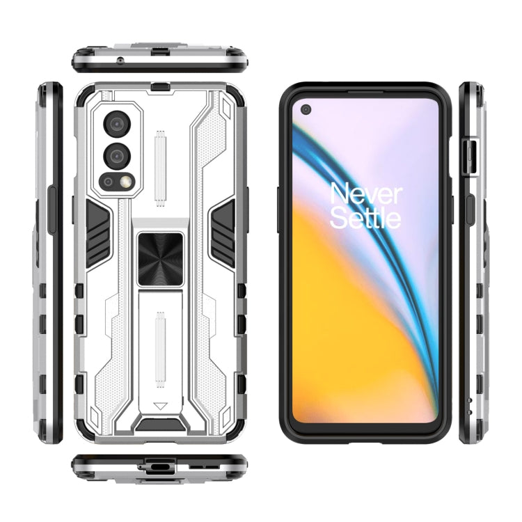 For OnePlus Nord 2 5G Supersonic PC + TPU Shock-proof Protective Case with Holder