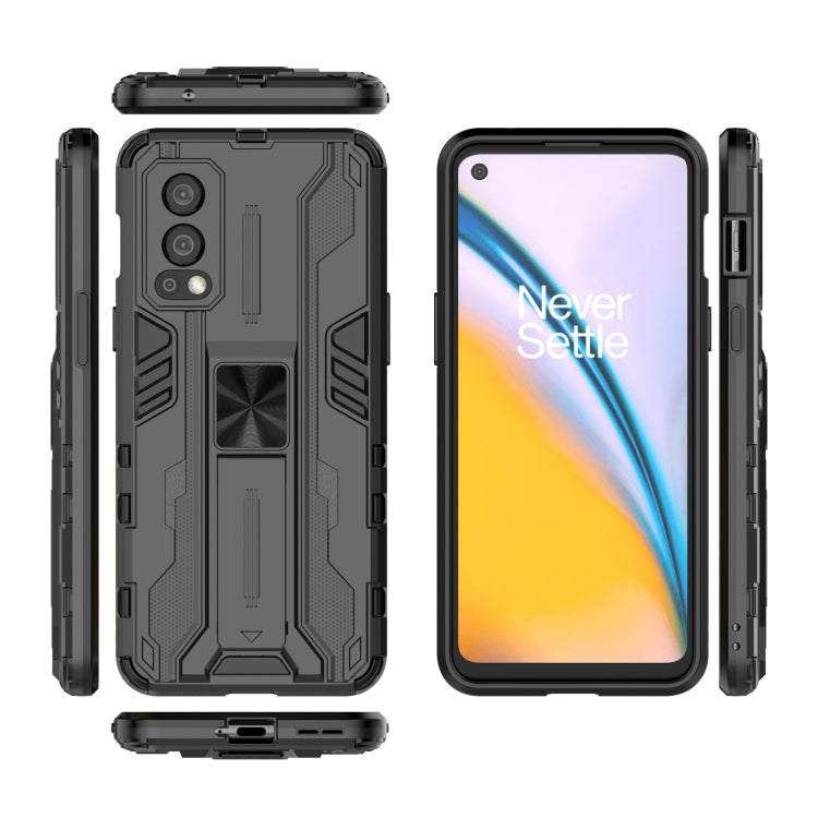 For OnePlus Nord 2 5G Supersonic PC + TPU Shock-proof Protective Case with Holder