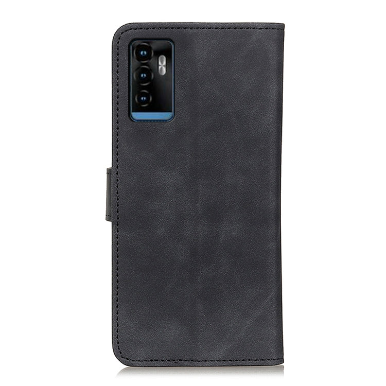 For ZTE Blade A71 KHAZNEH Retro Texture PU + TPU Horizontal Flip Leather Case with Holder & Card Slots & Wallet