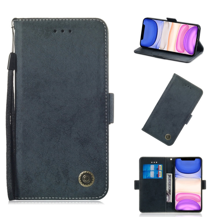 For iPhone 11 Retro Horizontal Flip Leather Case with Card Slot & Holder