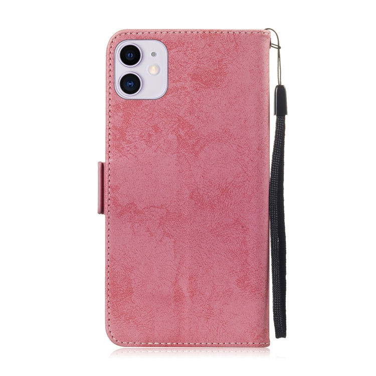 For iPhone 11 Retro Horizontal Flip Leather Case with Card Slot & Holder
