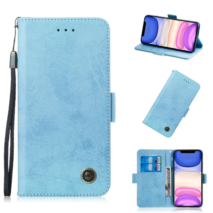 For iPhone 11 Retro Horizontal Flip Leather Case with Card Slot & Holder