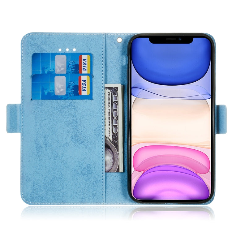 For iPhone 11 Retro Horizontal Flip Leather Case with Card Slot & Holder