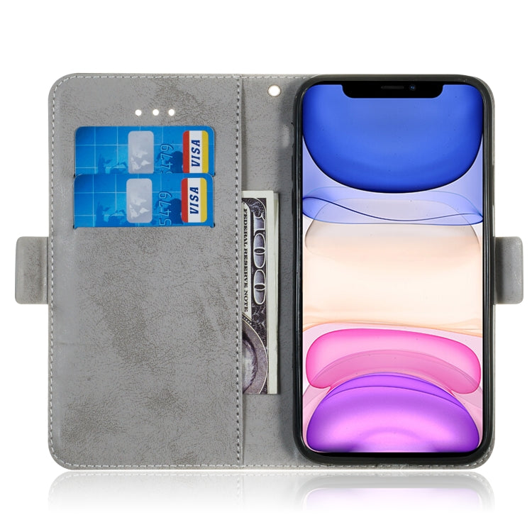 For iPhone 11 Retro Horizontal Flip Leather Case with Card Slot & Holder
