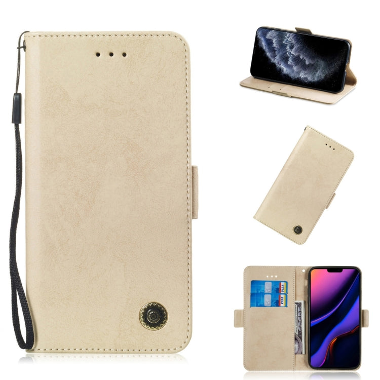 For iPhone 11 Pro Retro Horizontal Flip Leather Case with Card Slot & Holder
