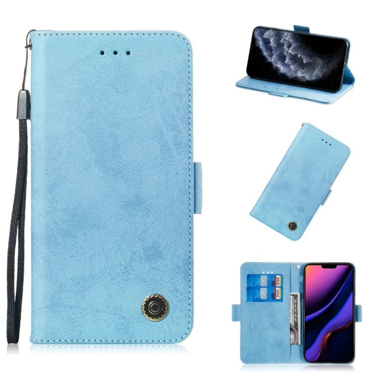 For iPhone 11 Pro Retro Horizontal Flip Leather Case with Card Slot & Holder