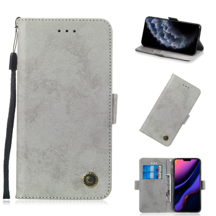 For iPhone 11 Pro Retro Horizontal Flip Leather Case with Card Slot & Holder