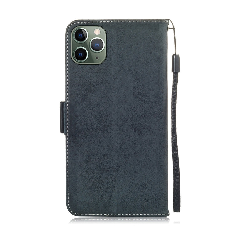 For iPhone 11 Pro Max Retro Horizontal Flip Leather Case with Card Slot & Holder