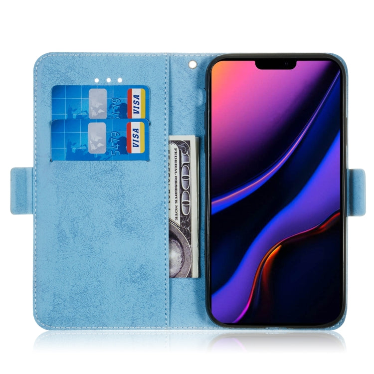 For iPhone 11 Pro Max Retro Horizontal Flip Leather Case with Card Slot & Holder