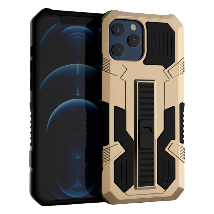 For iPhone 13 mini Vanguard Warrior All Inclusive Double-color Shockproof TPU + PC Protective Case with Holder