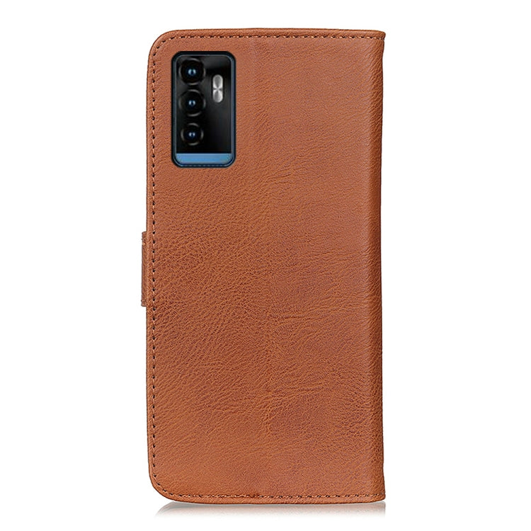 For ZTE Blade A71 KHAZNEH Cowhide Texture Horizontal Flip Leather Case with Holder & Card Slots & Wallet