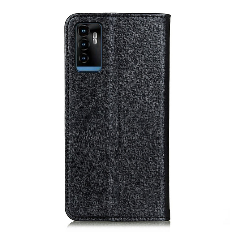 For ZTE Blade A71 Magnetic Crazy Horse Texture Horizontal Flip Leather Case with Holder & Card Slots & Wallet