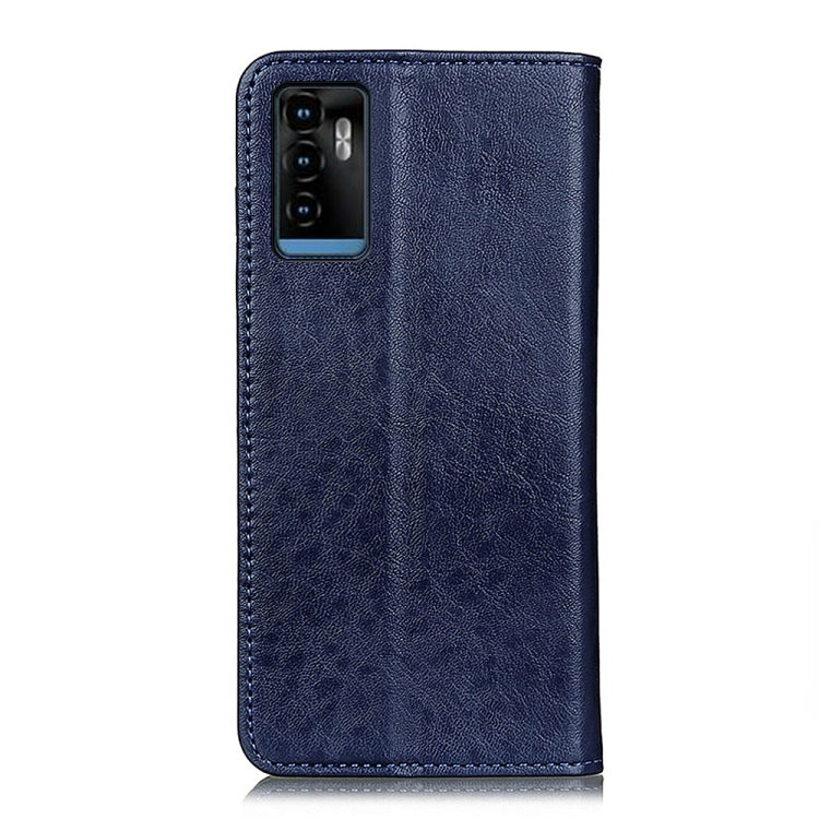 For ZTE Blade A71 Magnetic Crazy Horse Texture Horizontal Flip Leather Case with Holder & Card Slots & Wallet