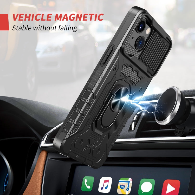 For iPhone 13 All-inclusive PC TPU Tempered Glass Film Integral Shockproof Case