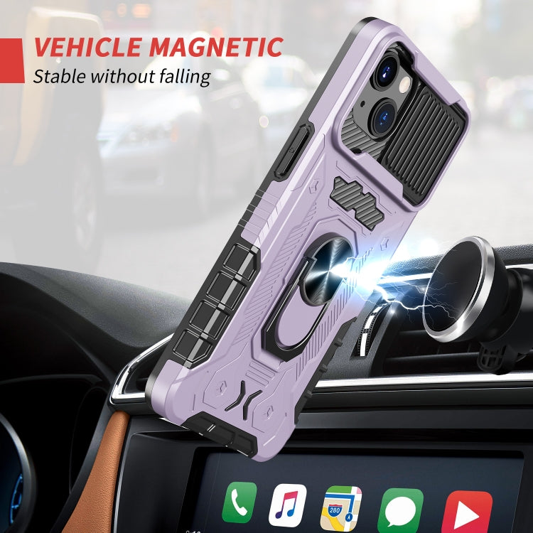 For iPhone 13 All-inclusive PC TPU Tempered Glass Film Integral Shockproof Case
