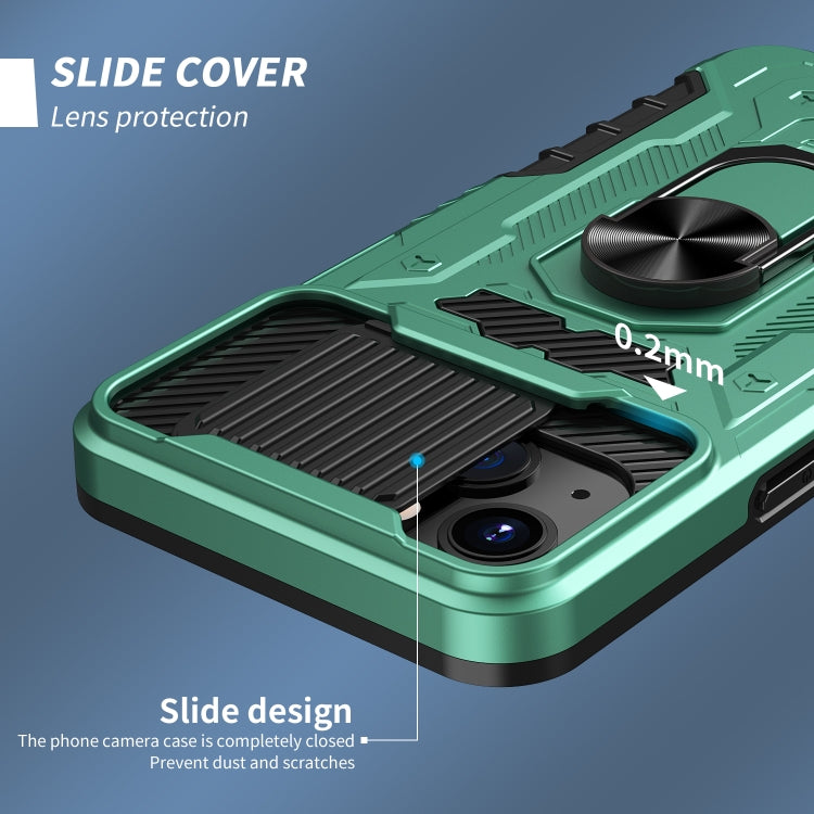 For iPhone 13 All-inclusive PC TPU Tempered Glass Film Integral Shockproof Case