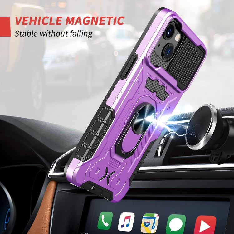 For iPhone 13 All-inclusive PC TPU Tempered Glass Film Integral Shockproof Case