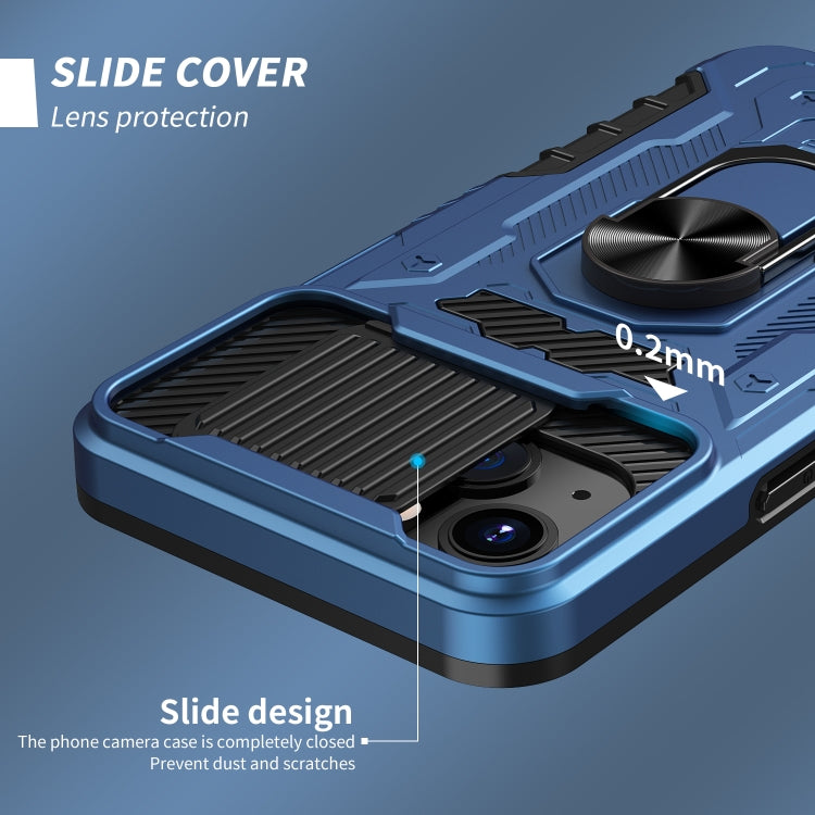 For iPhone 13 All-inclusive PC TPU Tempered Glass Film Integral Shockproof Case