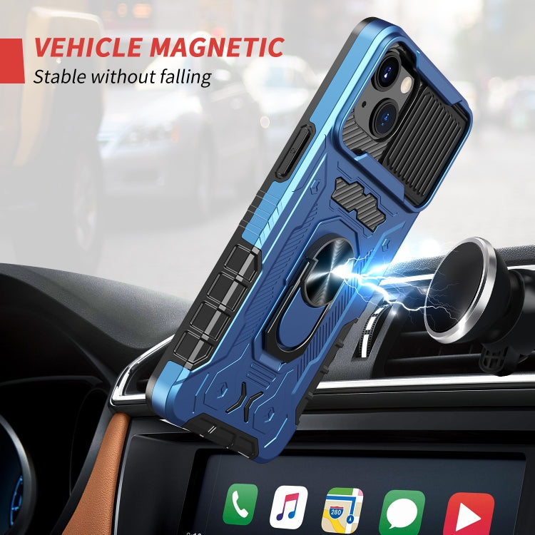 For iPhone 13 All-inclusive PC TPU Tempered Glass Film Integral Shockproof Case