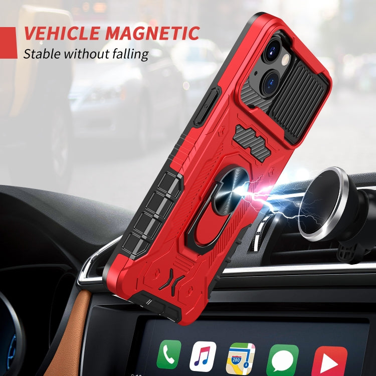 For iPhone 13 All-inclusive PC TPU Tempered Glass Film Integral Shockproof Case