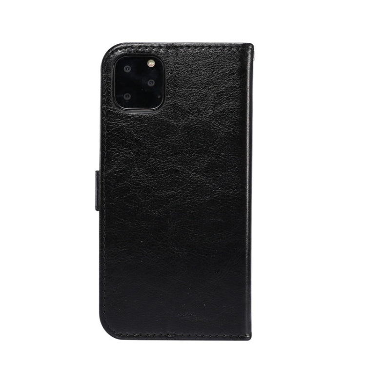 For iPhone 11 TPU + Crazy Horse Texture PU Leather Horizontal Flip Phone Protective Case with Stand & Card Slot & Wallet