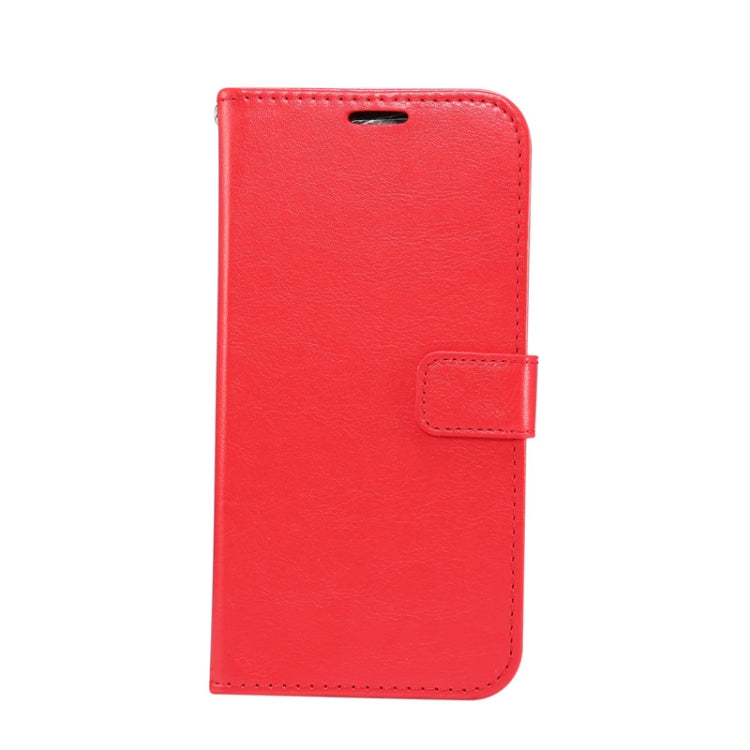 For iPhone 11 TPU + Crazy Horse Texture PU Leather Horizontal Flip Phone Protective Case with Stand & Card Slot & Wallet