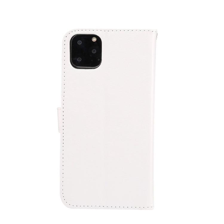 For iPhone 11 TPU + Crazy Horse Texture PU Leather Horizontal Flip Phone Protective Case with Stand & Card Slot & Wallet
