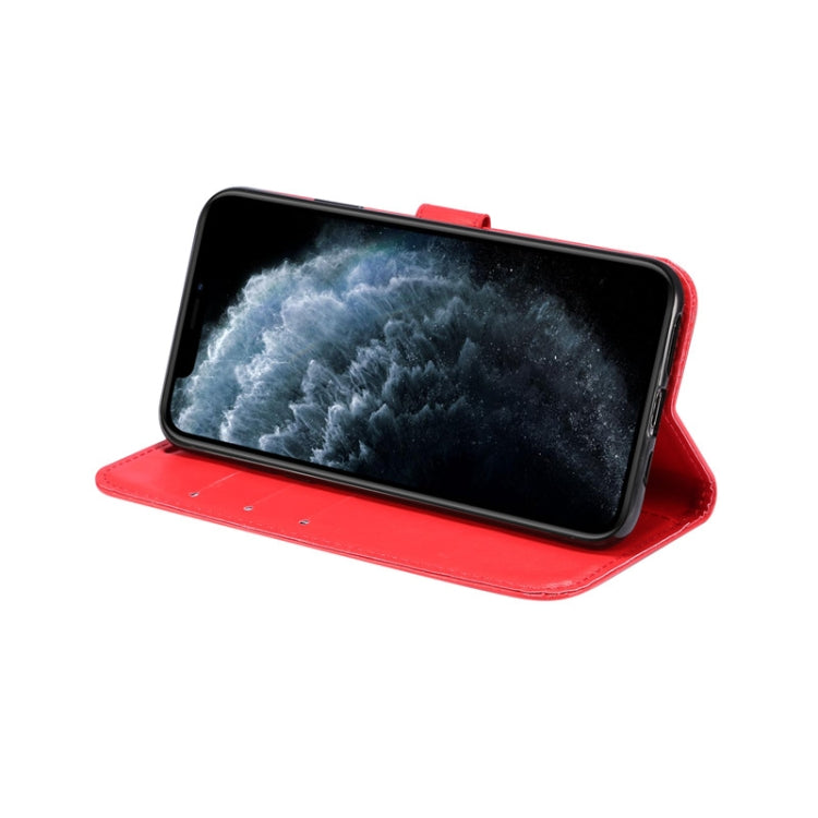 For iPhone 11 Pro Max TPU + Crazy Horse Texture PU Leather Horizontal Flip Phone Protective Case with Stand & Card Slot & Wallet