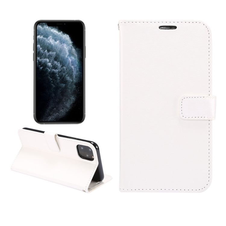 For iPhone 11 Pro Max TPU + Crazy Horse Texture PU Leather Horizontal Flip Phone Protective Case with Stand & Card Slot & Wallet