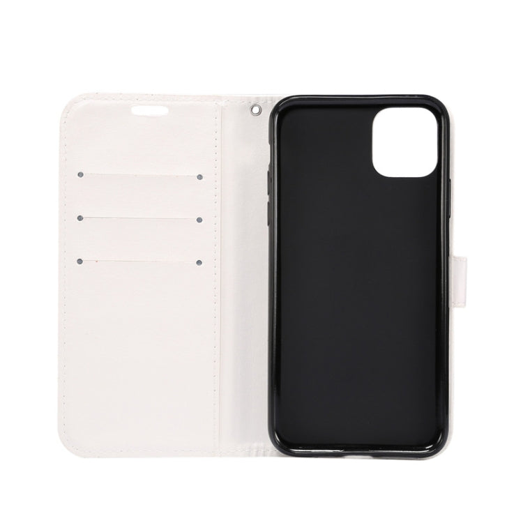 For iPhone 11 Pro Max TPU + Crazy Horse Texture PU Leather Horizontal Flip Phone Protective Case with Stand & Card Slot & Wallet