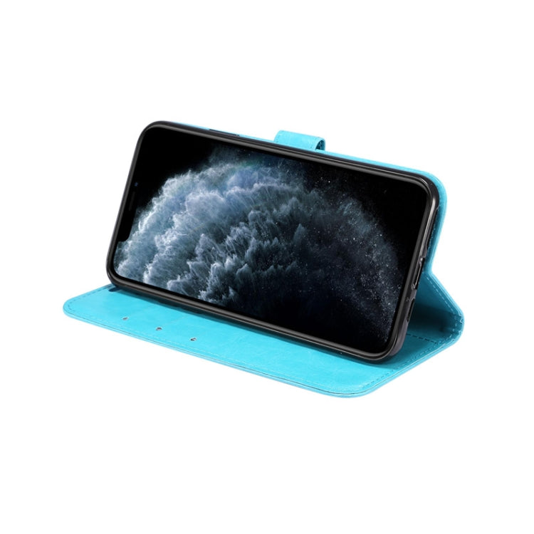 For iPhone 11 Pro Max TPU + Crazy Horse Texture PU Leather Horizontal Flip Phone Protective Case with Stand & Card Slot & Wallet