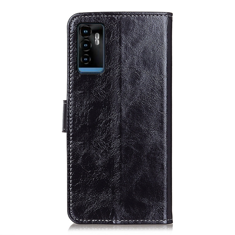 For ZTE Blade A71 Retro Crazy Horse Texture Horizontal Flip Leather Case with Holder & Card Slots & Photo Frame & Wallet