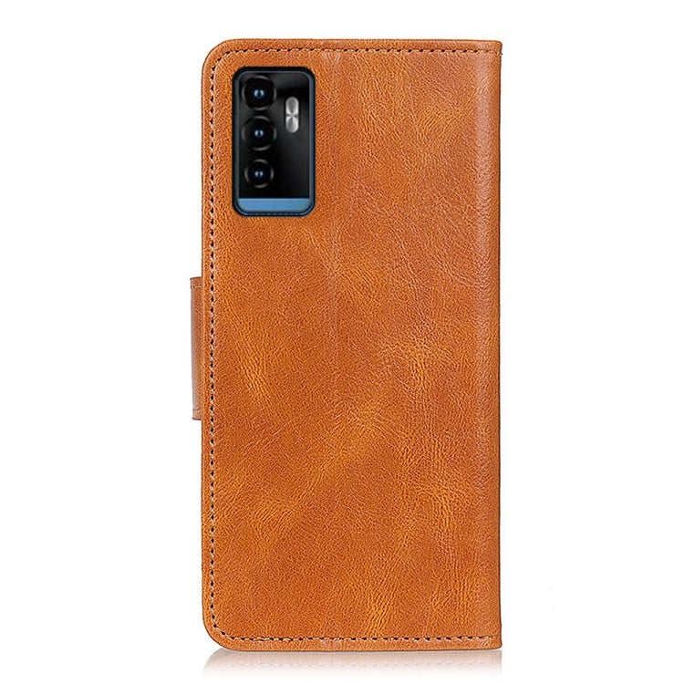 For ZTE Blade A71 Mirren Crazy Horse Texture Horizontal Flip Leather Case with Holder & Card Slots & Wallet
