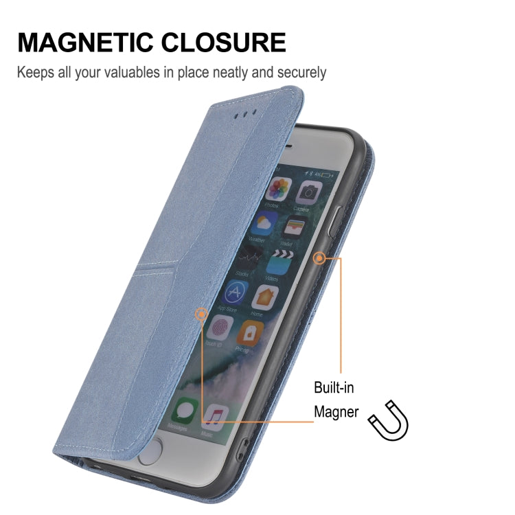 For iPhone 13 mini Woven Texture Stitching Magnetic Horizontal Flip PU Leather Case with Holder & Card Slots & Wallet & Lanyard