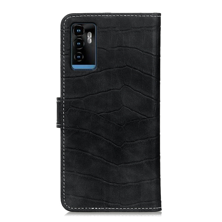 For ZTE Blade A71 Magnetic Crocodile Texture Horizontal Flip Leather Case with Holder & Card Slots & Wallet