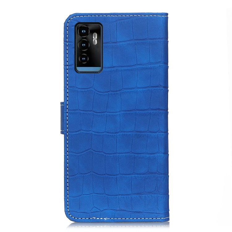 For ZTE Blade A71 Magnetic Crocodile Texture Horizontal Flip Leather Case with Holder & Card Slots & Wallet